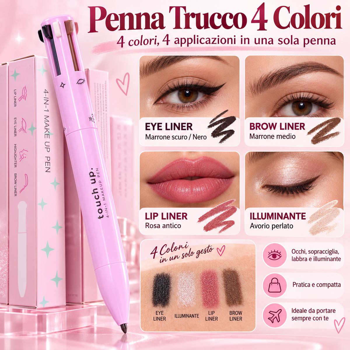 GlamClick™ – Penna Makeup 4 in 1